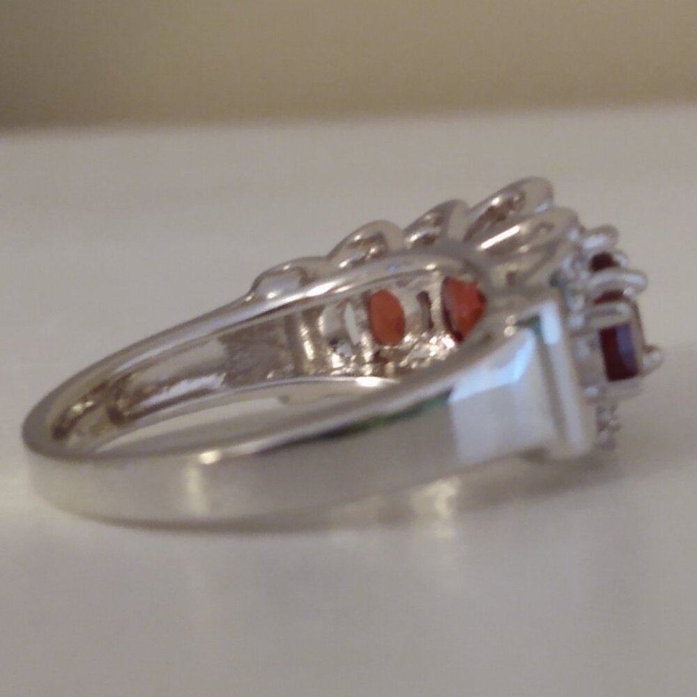 Stunning red garnet ring! - Picture 4 of 7